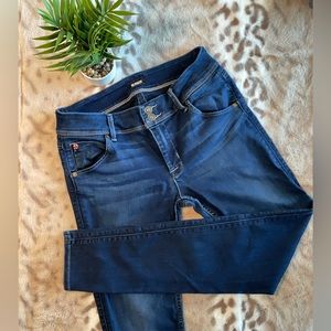 Hudson Collin Mid Rise Skinny Elysian Denim Jeans